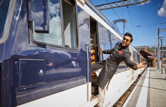 स्विट्जरलैंड में छाया रणवीर सिंह का जादू, एक्टर के नाम पर शुरू हुई ट्रेन 