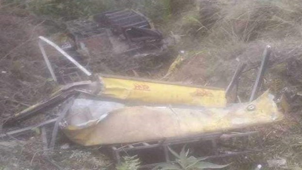 हिमाचल प्रदेश के सिरमौर में बस खाई में गिरी, ड्राइवर सहित सात की मौत 