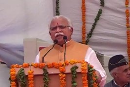 सीएम मनोहर लाल ने सोनीपत में फहराया झंडा, लोगों को बताए सरकार के विकाय कार्य