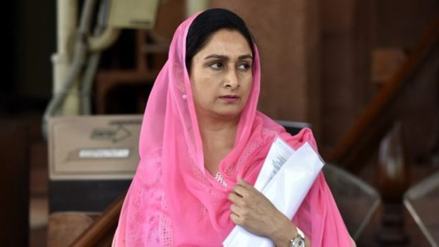 पंजाब: केंद्रीय मंत्री हरसिमरत कौर ने सोनिया गांधी से की MP के CM कमलनाथ को बर्खास्त करने की मांग