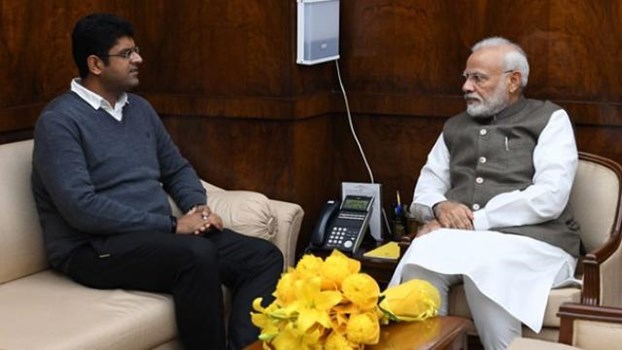 दुष्यंत चौटाला ने की प्रधानमंत्री नरेंद्र मोदी से मुलाकात, क्या दिल्ली चुनाव में एक साथ...