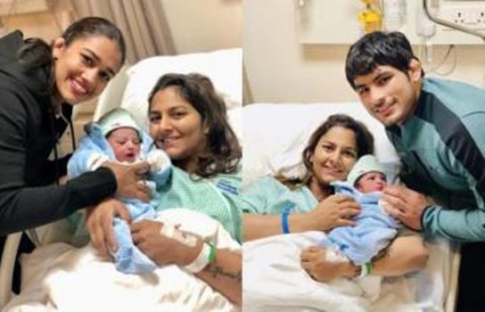 दंगल गर्ल गीता फौगाट ने दिया बेटे को जन्म, सोशल मीडिया पर शेयर की फोटो 