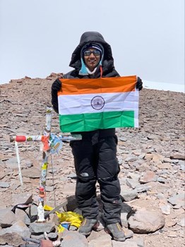 पर्वतारोही अनीता कुंडू की एक और उपलब्धि, दक्षिण अमेरिका की सबसे ऊंची चोटी अकोंकागोआ को किया फतेह