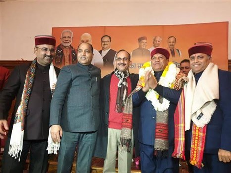 हिमाचल BJP के अध्यक्ष बने डॉ. राजीव बिंदल, कहा पार्टी को आगे ले जाऊंगा