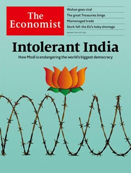 मैगजीन The Economist के नए कवर पेज पर विवाद, लिखा असहिष्णु भारत