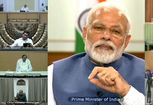 कोरोना के बढ़ते खतरे के बीच PM मोदी ने सभी मुख्यमंत्रियों के साथ की बैठक, इन मुद्दों पर की वार्ता