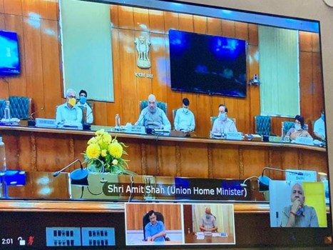 दिल्ली में कोविड-19 को लेकर गृहमंत्री अमित शाह ने उपराज्यपाल और CM केजरीवाल के साथ की ऑनलाइन बैठक 