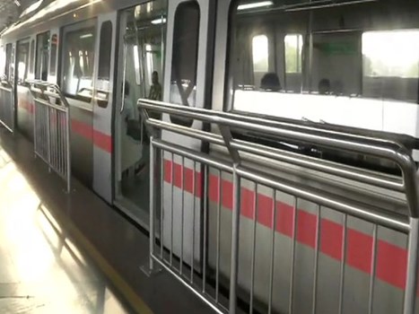 रेड, ग्रीन और वायलेट लाइन पर आज से शुरू हुई मेट्रो सेवा