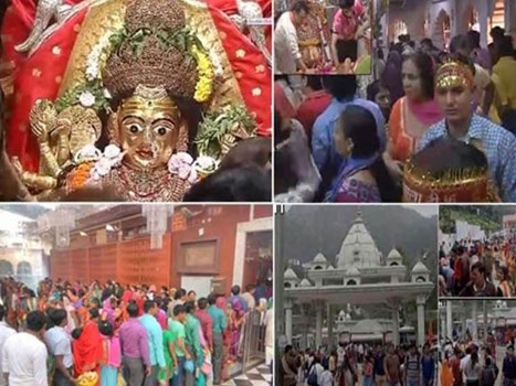 हिमाचल में नवरात्रि पर मंदिरों में उमड़ी भक्तों की भीड़
