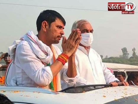 हुड्डा बोले- बरोदा में कांग्रेस की जीत से पता चल गया कि जनता का गठबंधन सरकार से मोहभंग हो चुका है