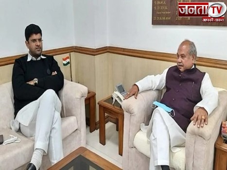 किसान आंदोलन: तोमर से मुलाकात के बाद दुष्यंत चौटाला का बड़ा बयान, कहा- 28-40 घंटे में निर्णायक फैसला