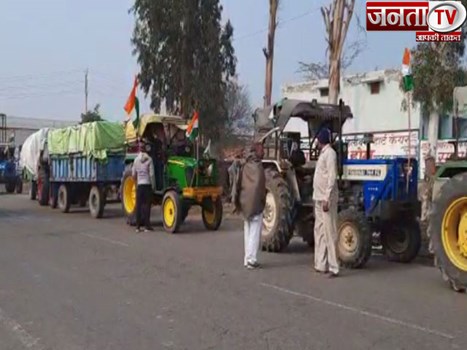 Farmers Protest : ट्रैक्टर रैली को लेकर गोहाना से दिल्ली के लिए रवाना हुए किसान