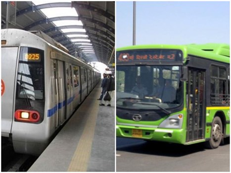 दिल्ली में आम नागरिकों को राहत, सोमवार से 100 फीसदी क्षमता के साथ चलेगी मेट्रो और डीटीसी बसें