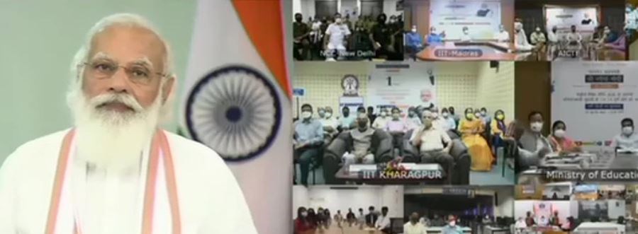 PM मोदी बोले- राष्ट्रीय शिक्षा नीति को हर तरह के दबाव से मुक्त रखा गया 