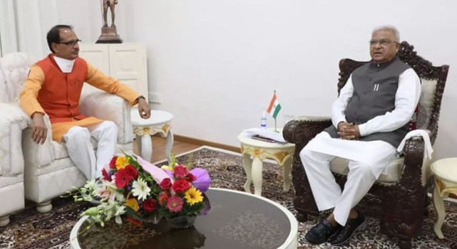 राज्यपाल से मिलने अचानक पहुंचे सीएम शिवराज सिंह चौहान
