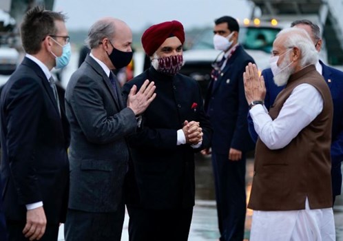 PM मोदी पहुंचे वाशिंगटन, स्वागत में उमड़े लोग, क्वाड सम्मेलन में होंगे शामिल