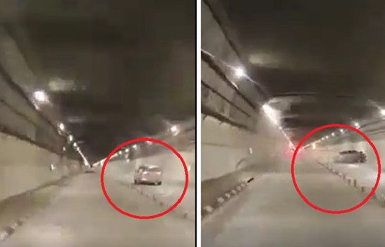 अटल टनल में बड़ा हादसा, दीवार से टकराई पर्यटकों का कार, चार घायल