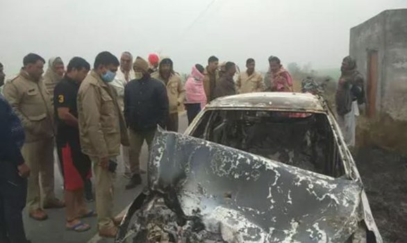 सोनीपत: कार में आग लगने से युवक की जिंदा जलकर हुई मौत