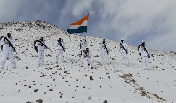 ITBP के जवानों ने माइनस तापमान में इस तरह मनाया रिपब्लिक डे, नेपाल ने दी शुभकामनाएं