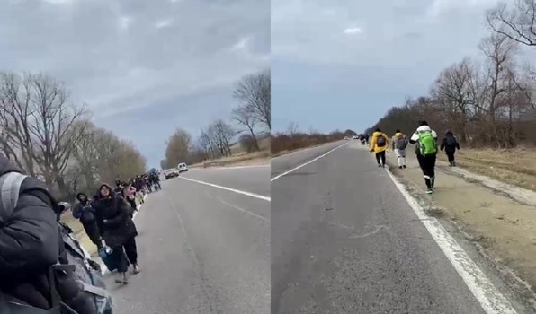 हिमाचल का पुनीत शर्मा 60 घंटे भूखे पेट सफर करकर पुहंचा यूक्रेन बॉर्डर 