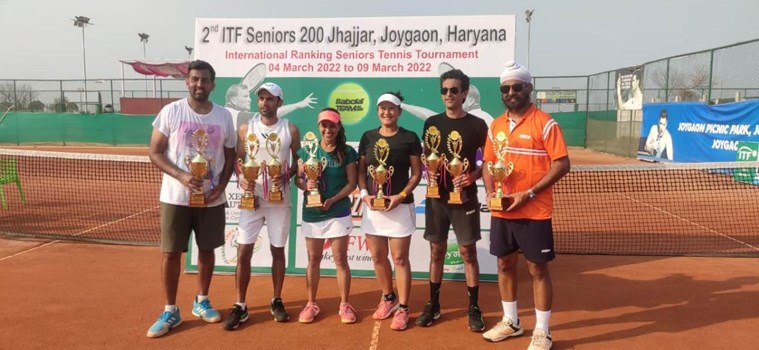 जॉय गांव रिज़ॉर्ट झज्जर में अंतरराष्ट्रीय रैंकिंग सीनियर्स टेनिस टूर्नामेंट का आयोजन