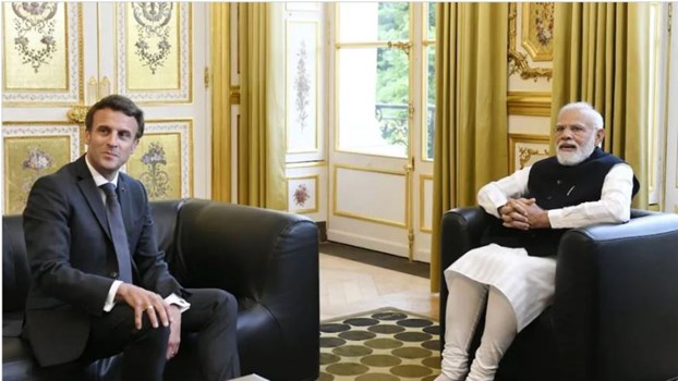 फ्रांस के राष्ट्रपति इमैनुएल मैक्रों से मिले PM मोदी, जानें रूस-यूक्रेन पर क्या हुई बात