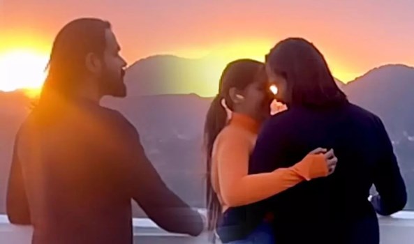 सपना चौधरी पति संग छत पर रोमांस करती दिखीं, सोशल मीडिया पर वीडियो वायरल