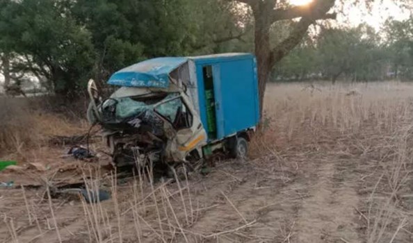 हरियाणा : डंपर और टेंपो की जोरदार टक्कर, दो की मौत