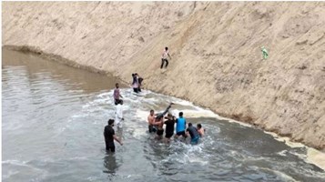 भिवानी: तालाब में डूबे तीन बच्चे, कच्ची पगडंडी से पैर फिसलने के कारण गई जान