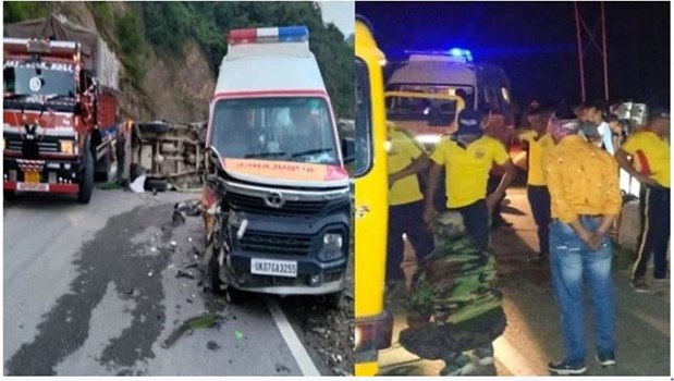 चारधाम यात्रियों के साथ हादसा, बोलेरो और एंबुलेंस की भिड़ंत में पांच घायल, एक की मौत