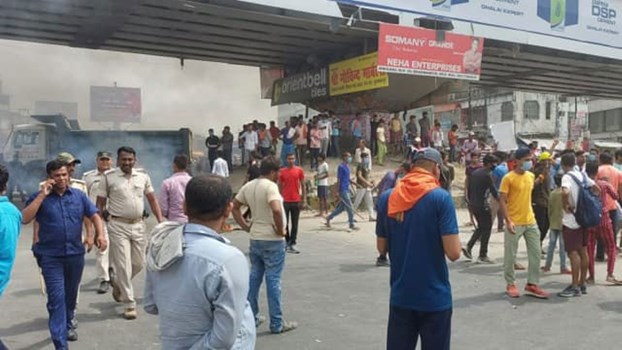 Bharat Bandh : किसान नेताओं ने कैथल में अग्निपथ योजना के विरोध में दिया युवाओं को समर्थन