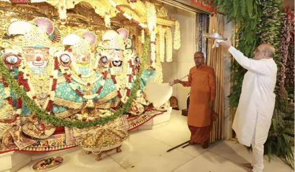 भगवान जगन्नाथ रथयात्रा का शुभारंभ, अमित शाह ने अहमदाबाद में आरती कर दी शुभकामनाएं