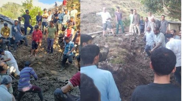 Himachal : भूस्खलन की चपेट में आने से सिरमौर में चार बच्चों समेत पांच की मौत, एक घायल
