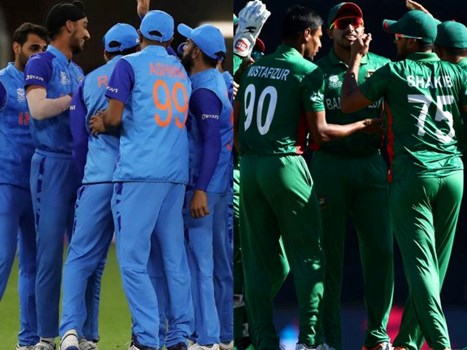 India vs Bangladesh : टी20 वर्ल्ड कप में भारतीय टीम ने बांग्लादेश को दिया 185 रन का लक्ष्य 