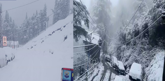 हिमाचल में बर्फबारी से जनजीवन अस्त व्यस्त, 278 सड़क मार्ग बंद