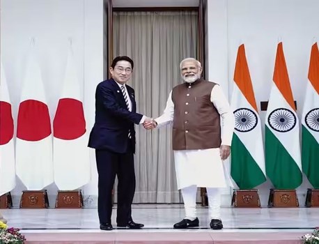 भारत के दो दिवसीय दौरे पर जापानी पीएम फुमियो किशिदा, पीएम मोदी से कई मुद्दों पर की बातचीत