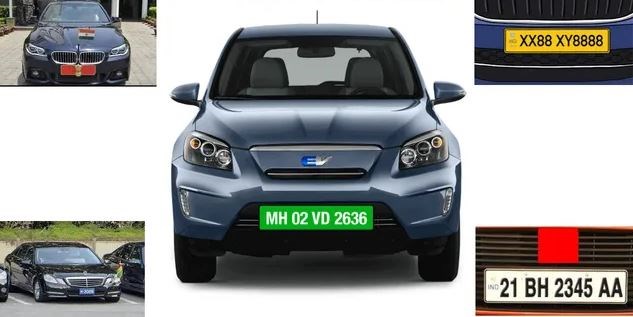 क्यों होता है  गाड़ियों का नंबर प्लेट लाल, पीला, हरा और नीला ? जानें इसके पीछे की वजह ?