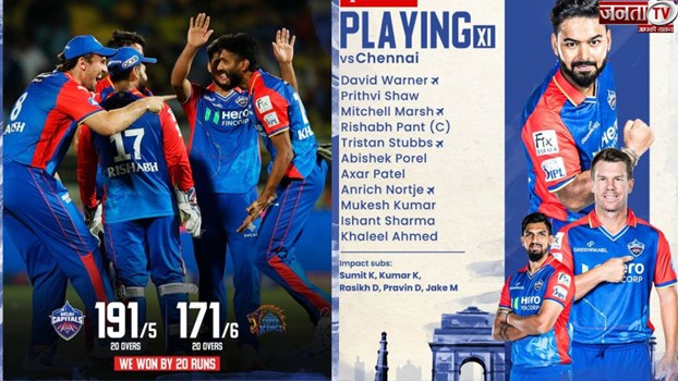 IPL DC Vs CSK: 5 विकेट खोकर दिल्ली ने खोला अपना खाता,  CSK कप्तान ने बताया कहां हुई गलती