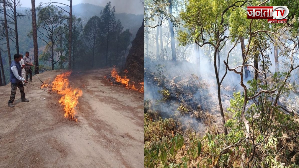 उत्तरखंड के जंगलों में लगी आग, वन संरक्षक ऑफिसर निशांत वर्मा ने लोगों को की ये अपील
