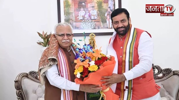CM Saini ने की Manohar Lal से मुलाकात, जानिए क्या हुई दोनों के बीच बात