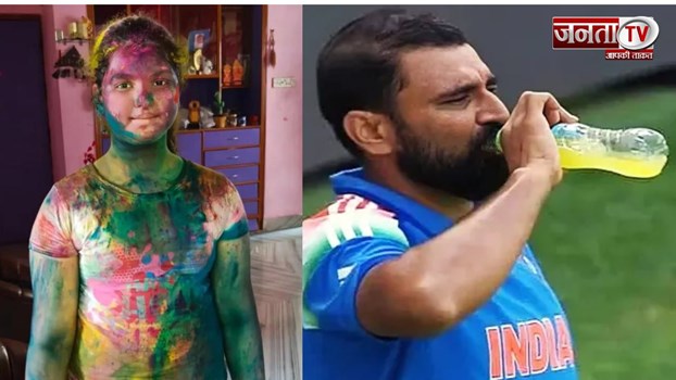 Mohammed Shami news : मोहम्मद शमी की बेटी के होली खेलने पर भड़के मौलाना, बोले-खुदा और रसूल से डरें 