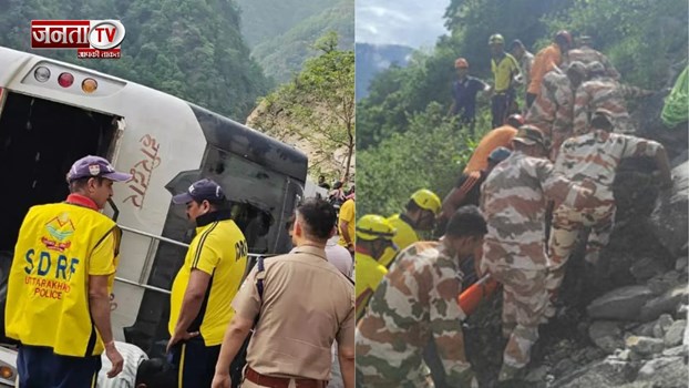 ऋषिकेश-बदरीनाथ हाईवे पर बड़ा हादसा, टेंपो-ट्रेवलर के नदी में गिरने से दो की मौत, कई लापता