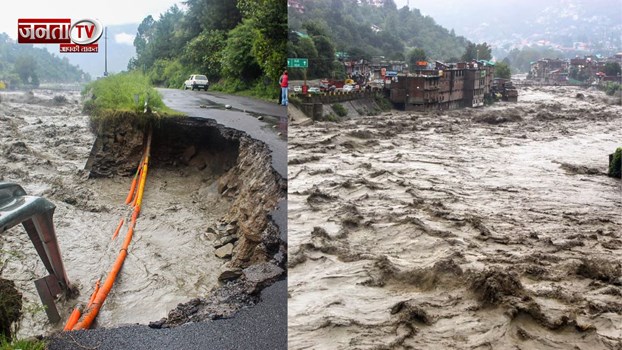 भारी बारिश ने मचाई तबाही, राज्य में 1311 सड़कों पर आवाजाही बंद, स्कूल भी बंद