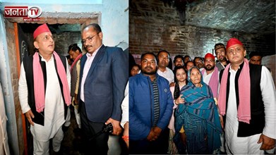 फतेहपुर: मृतक लेखपाल के परिवार से अखिलेश यादव की मुलाकात, भाजपा के लिए कही ऐसी बात