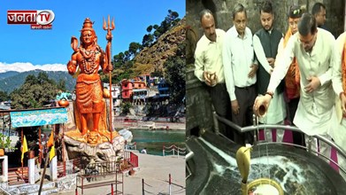 सीएम धामी का बागेश्वर दौरा, नगर भ्रमण के दौरान लोगों से की बात-चीत, बागनाथ मंदिर में की पूजा 