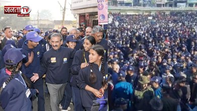 CM सुक्खू के नेतृत्व में चिट्टे के विरुद्ध प्रदर्शन, 10 हजार लोगों ने सड़क पर उतरकर किया विरोध