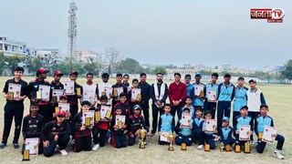 Lucknow: आरके विंटर कप 2026 का भव्य समापन, आरके क्रिकेट ट्रेनिंग ने जीता खिताब