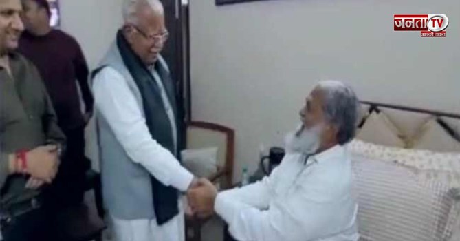 केंद्रीय मंत्री Manohar Lal ने Anil Vij का जाना हालचाल, शीघ्र स्वास्थ्य लाभ की कामना की