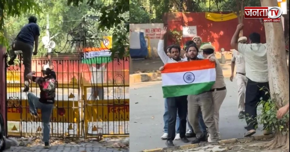 Sourav Das और आशुतोष रांका फिर हिरासत में, बैरिकेड फांदकर पहुंचे थे जंतर मंतर