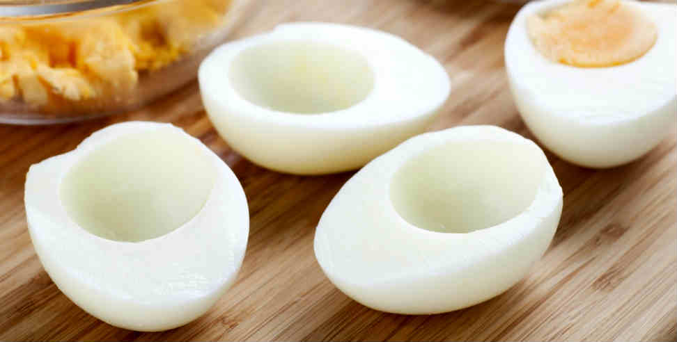 अंडे-का सफेद हिस्सा इसमें वसा नहीं होता जिससे बॉडी में फैट नहीं बढ़ता।